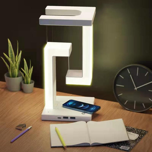 Creative Smartphone Wireless Charging Suspension Table Lamp Balance Lamp Floating For Home Bedroom - LaTezza Online Shop