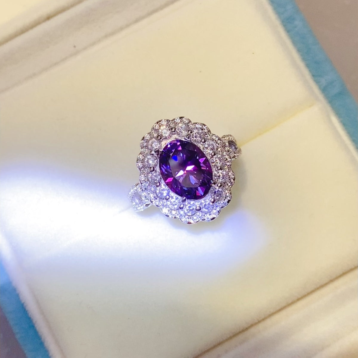 2 Carat Moissanite 925 Sterling Silver Ring - LaTezza Online Shop