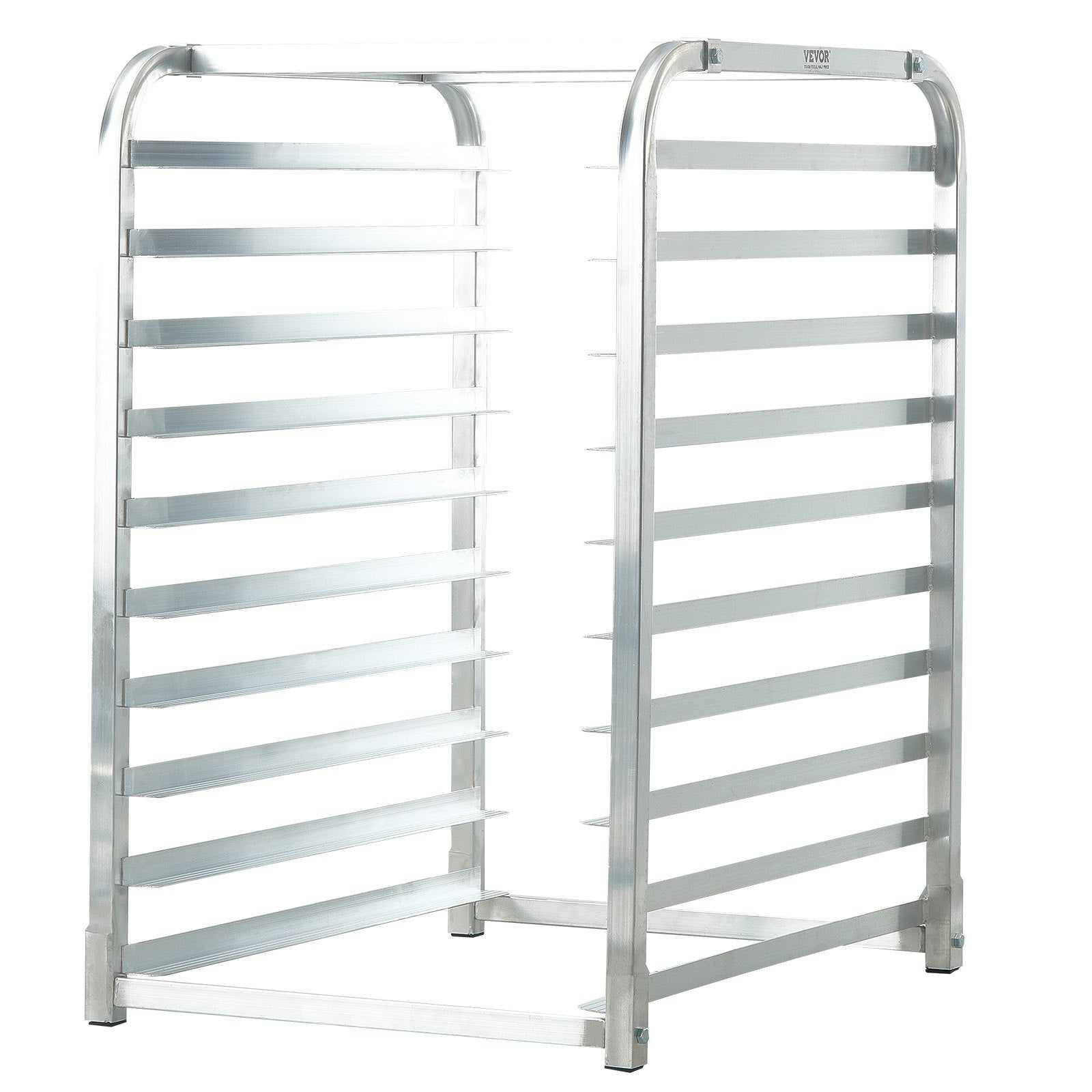 VEVOR Bun Pan Rack, 10-Tier Commercial Bakery Racks With Brake Wheels, Aluminum Racking Trolley Storage For Half & Full Sheet - LaTezza Online Shop