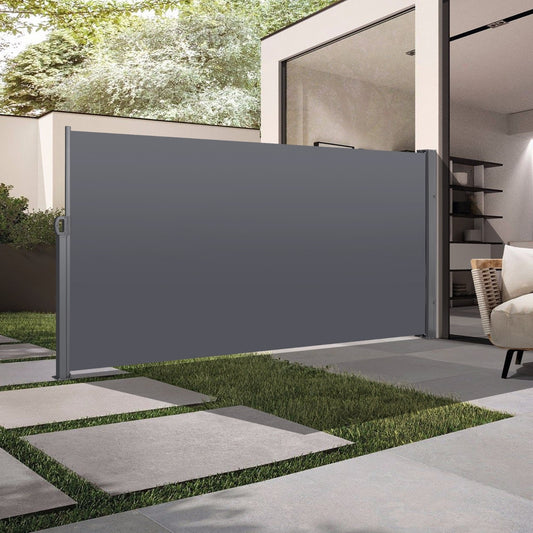 Retractable Side Screen Awning, UV Resistant, Waterproof, Patio Privacy Screen For Garden, Balcony, - LaTezza Online Shop