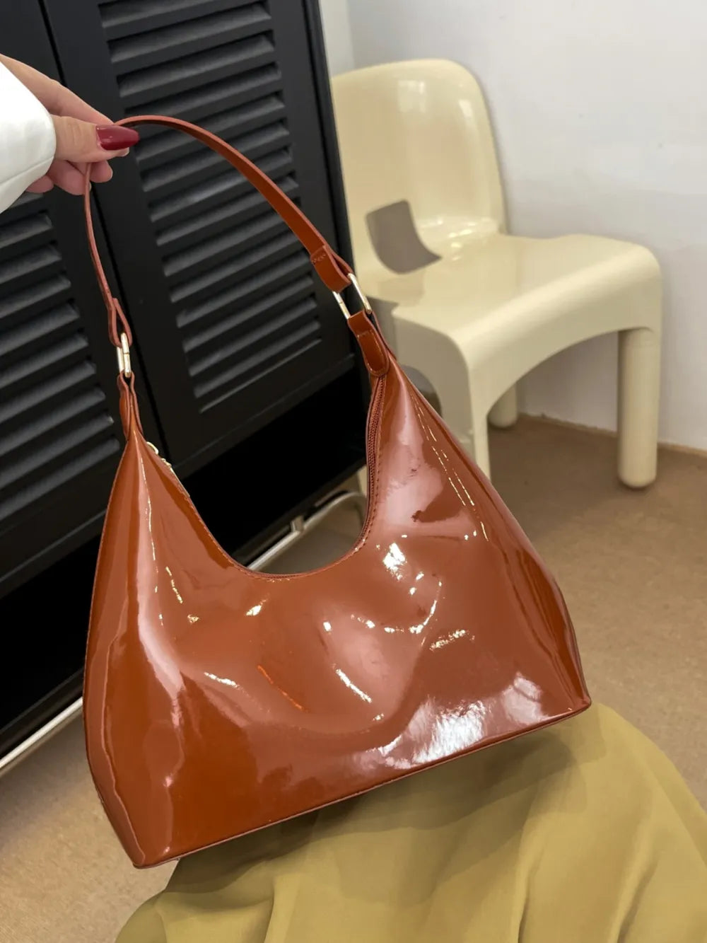 Mirror Surface Shoulder Bag - LaTezza Online Shop