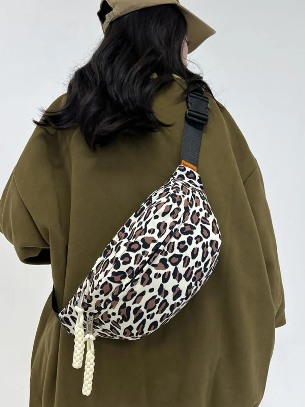 Leopard Nylon Crossbody Bag - LaTezza Online Shop