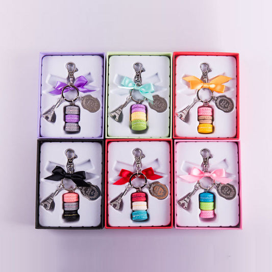 Macaron Pendant Key Ring Bag Buckle Key Ring Female - LaTezza Online Shop