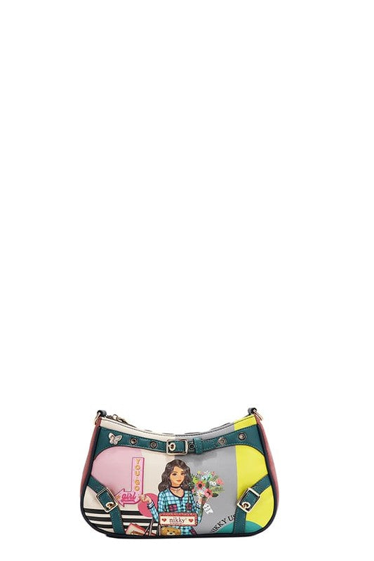 Nicole Lee USA Crescent Shaped Crossbody Bag - LaTezza Online Shop