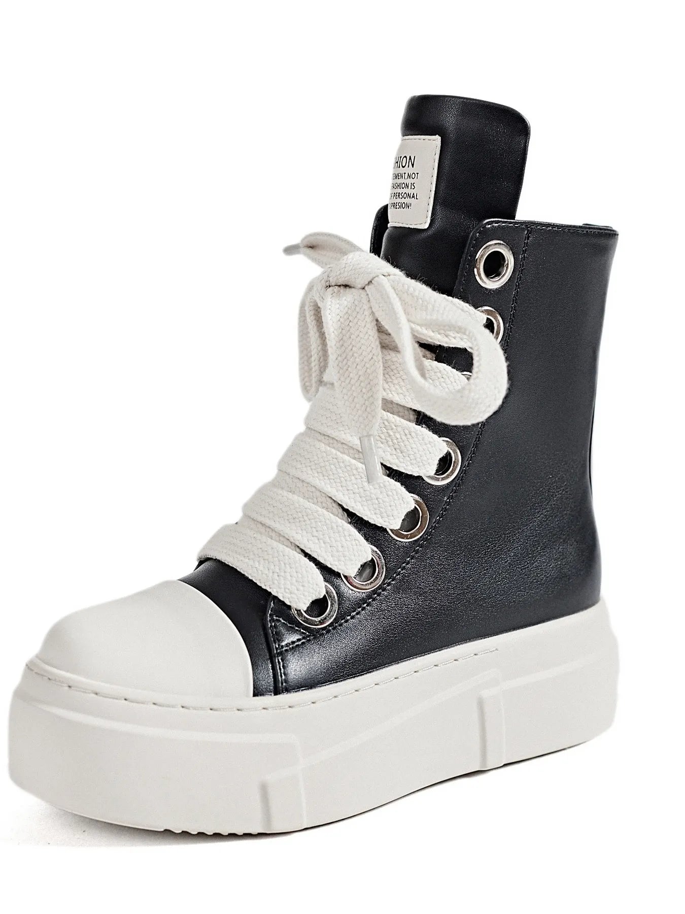 Platform Lace Up Contrast Sneakers - LaTezza Online Shop