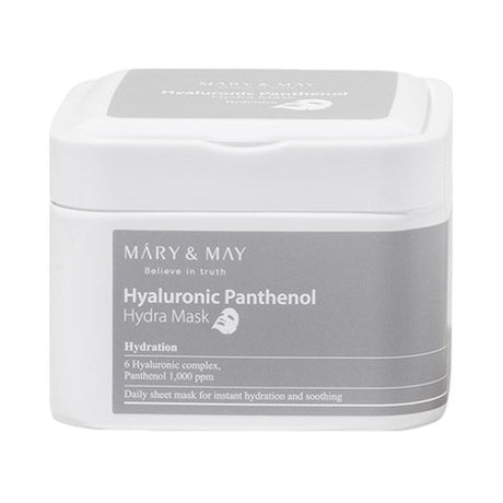 [MARY & MAY] Hyaluronic Panthenol Hydra Mask Sheets 30 Sheets - LaTezza Online Shop