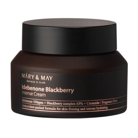 [MARY & MAY] Idebenone + Blackberry Complex Intensive Total Care Cream 70ml - LaTezza Online Shop