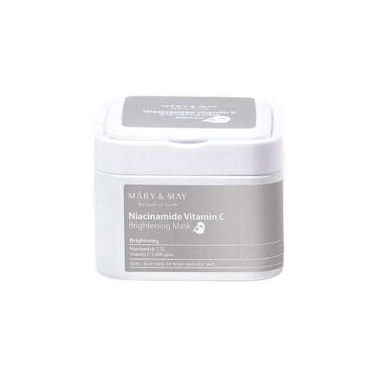 [MARY & MAY] Niacinanide Vitamin C Brightening Sheets 30 Sheets - LaTezza Online Shop