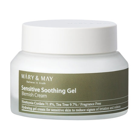 [MARY & MAY] Sensitive Soothing Gel Blemish Cream 70ml - LaTezza Online Shop