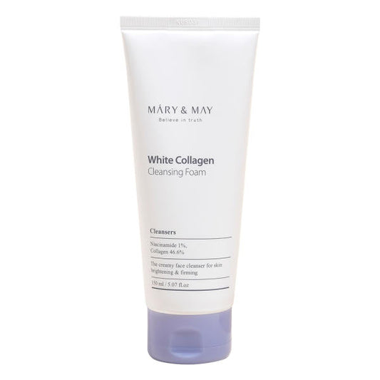 [MARY & MAY] White Collagen Cleansing Foam 150ml - LaTezza Online Shop