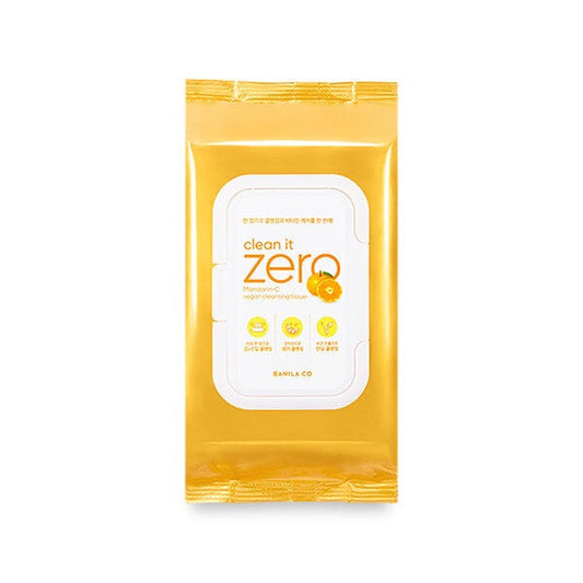 BANILA CO Clean it Zero Mandarin-C VEGAN cleansing Tissue (80 Wipes) - LaTezza Online Shop