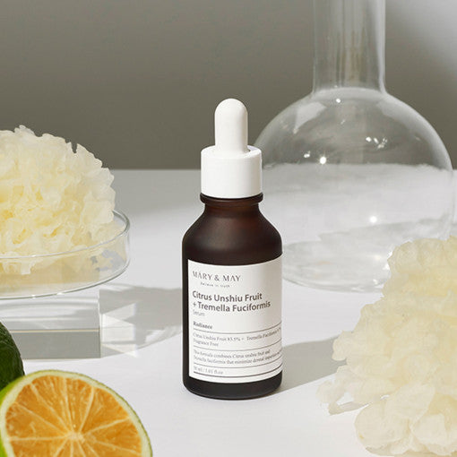 [MARY & MAY] Citrus Unshiu+Tremella Fuciformis Serum 30ml - LaTezza Online Shop