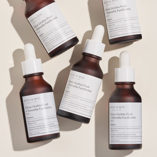 [MARY & MAY] Citrus Unshiu+Tremella Fuciformis Serum 30ml - LaTezza Online Shop