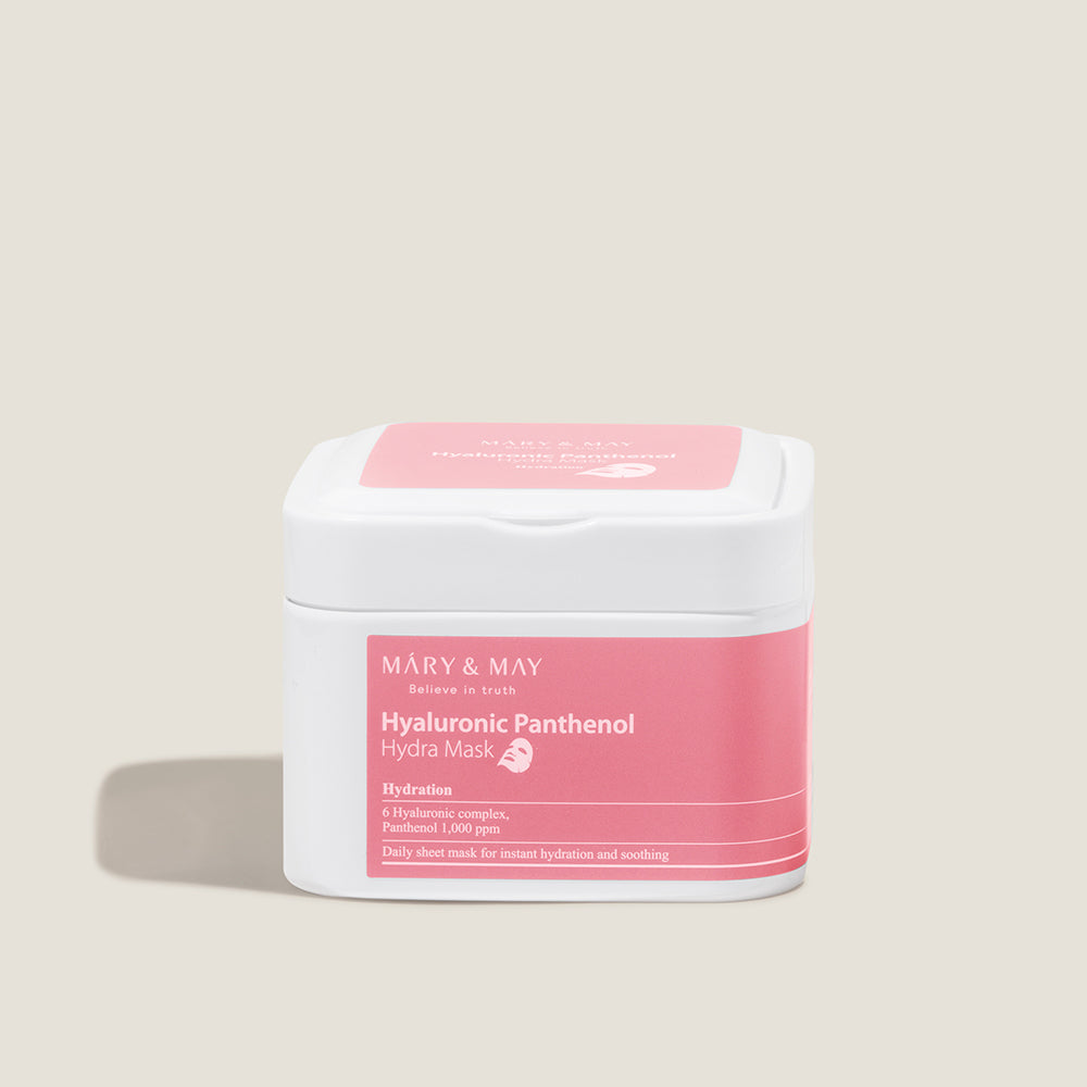 [MARY & MAY] Hyaluronic Panthenol Hydra Mask 400g (30ea) - LaTezza Online Shop