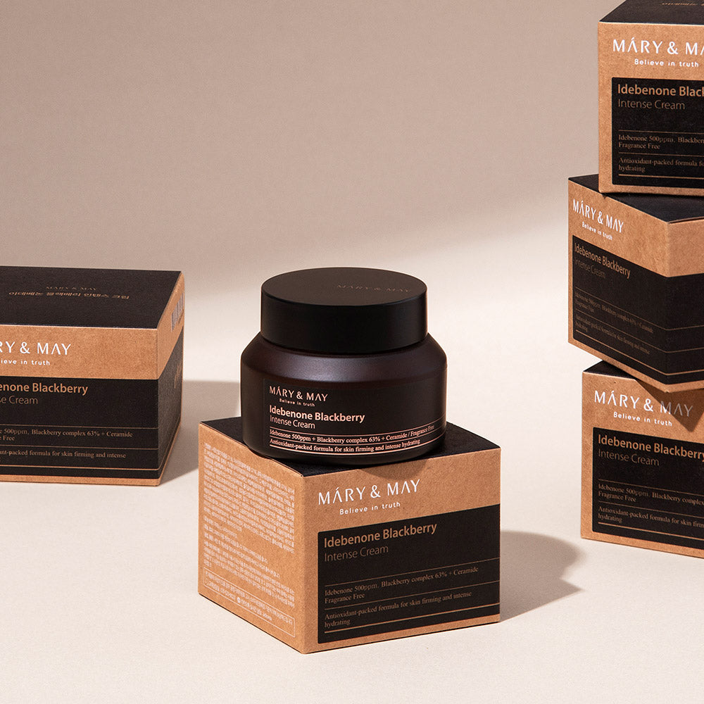 [MARY & MAY] Idebenone + Blackberry Complex Intense Cream 70g - LaTezza Online Shop