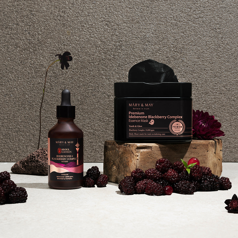 [MARY & MAY] Idebenone + Blackberry Complex Serum 80ml - LaTezza Online Shop