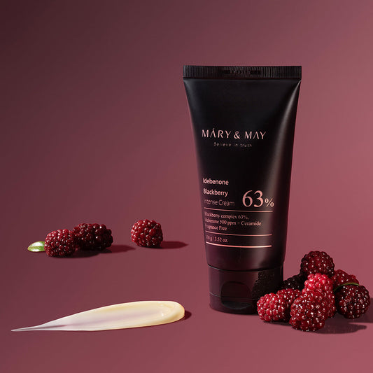 [MARY & MAY] Idebenone Blackberry Complex Intense Cream 100g - LaTezza Online Shop