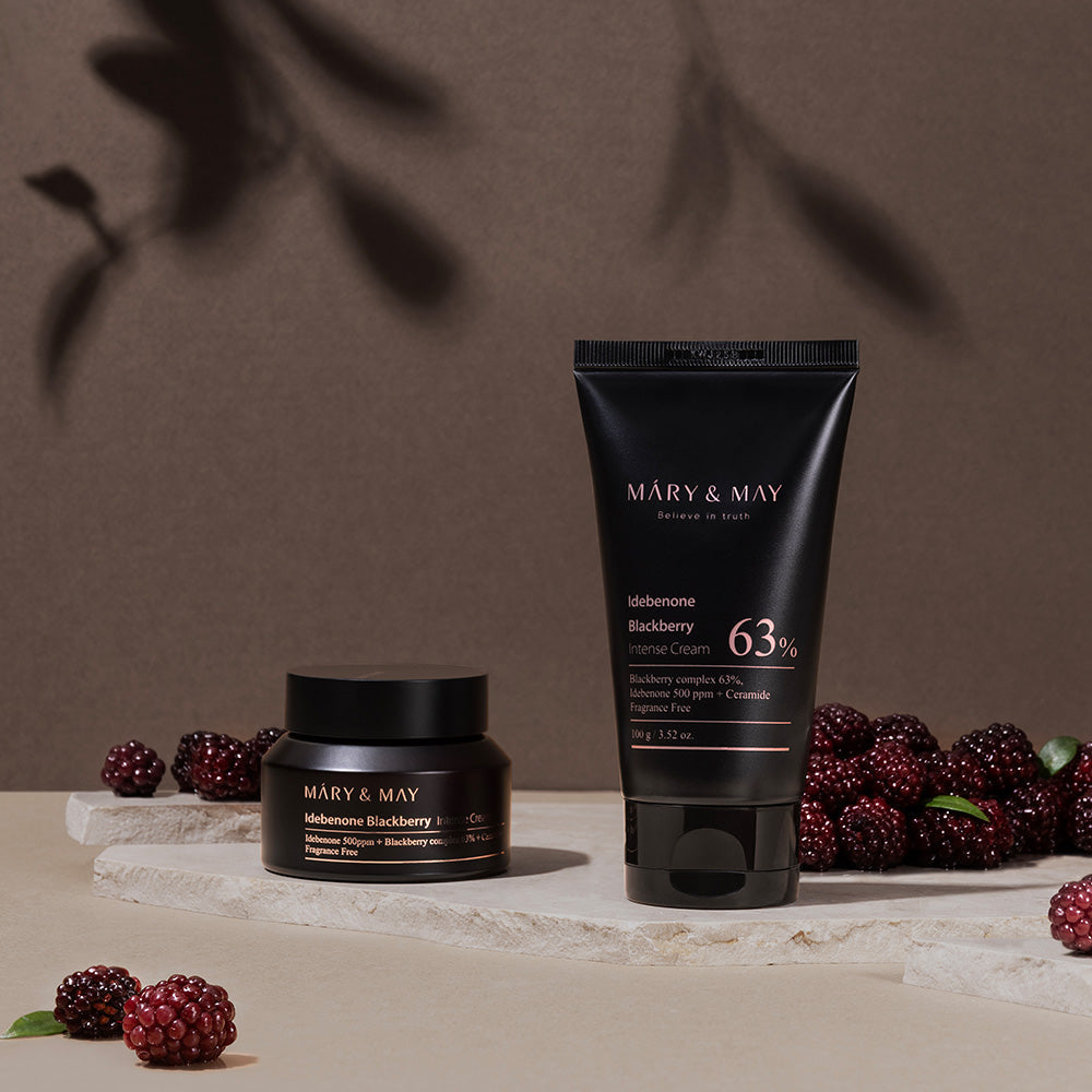 [MARY & MAY] Idebenone Blackberry Complex Intense Cream 100g - LaTezza Online Shop