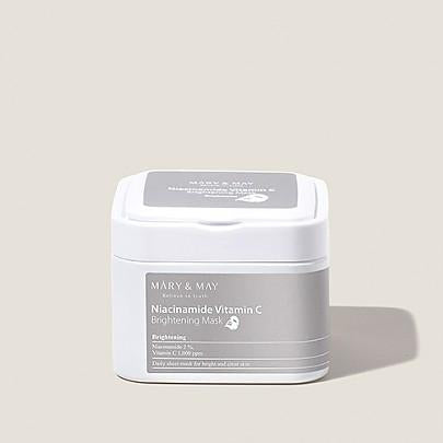 [MARY & MAY] Niacinamide Vitamin C Brightening Mask 400g (30ea) - LaTezza Online Shop