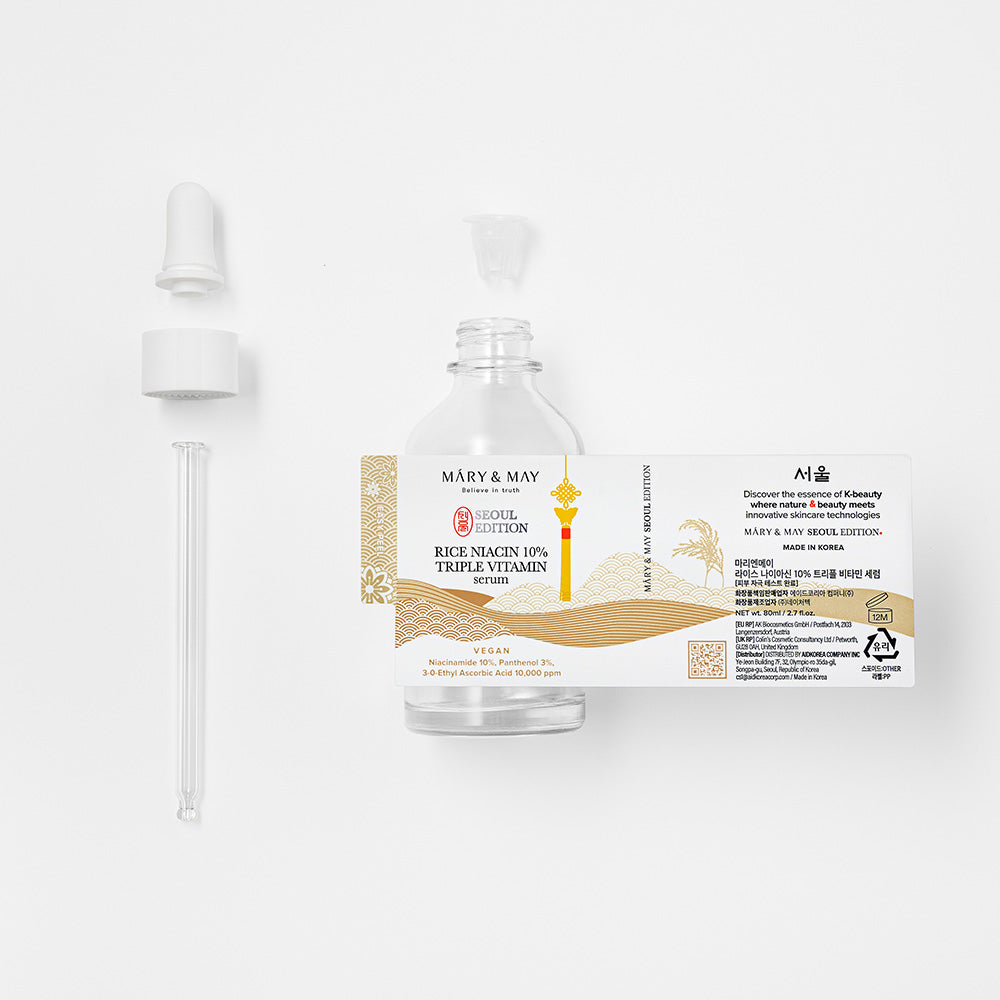 [MARY & MAY] Rice Niacin 10% Triple Vitamin Serum 80ml 