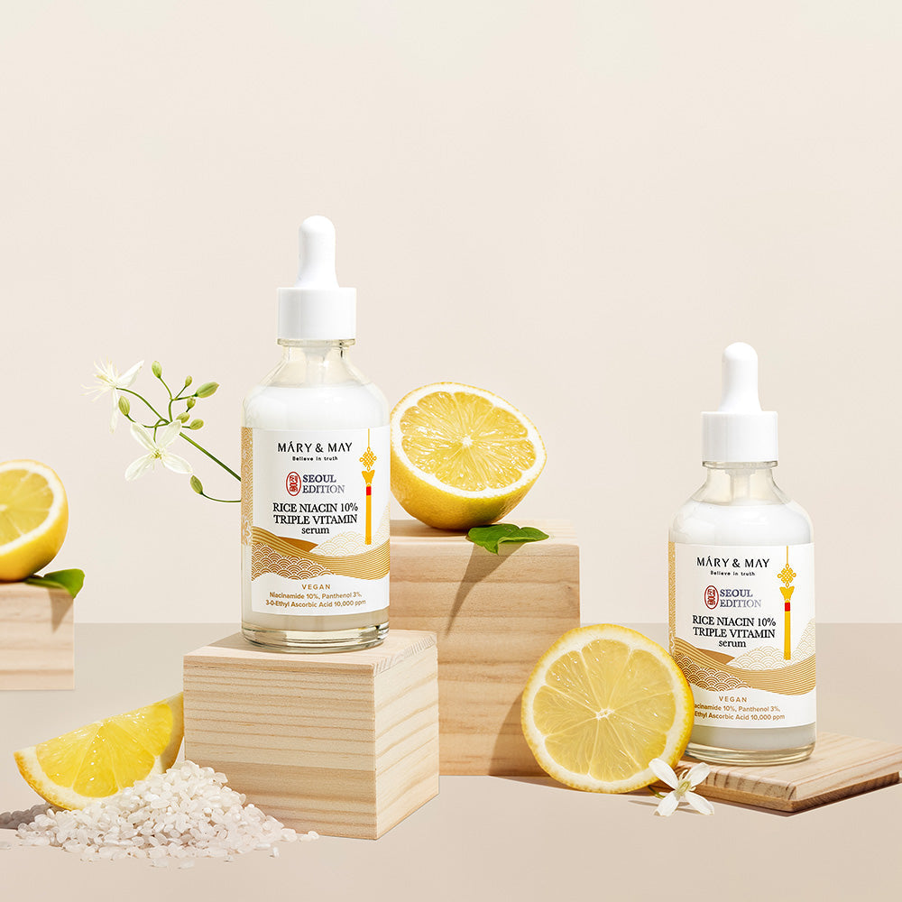 [MARY & MAY] Rice Niacin 10% Triple Vitamin Serum 80ml 