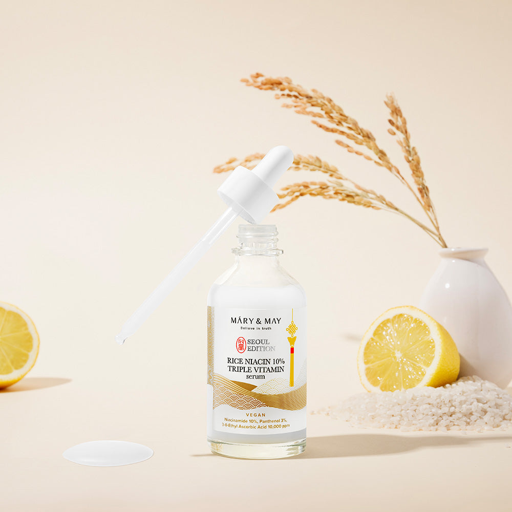 [MARY & MAY] Rice Niacin 10% Triple Vitamin Serum 80ml 
