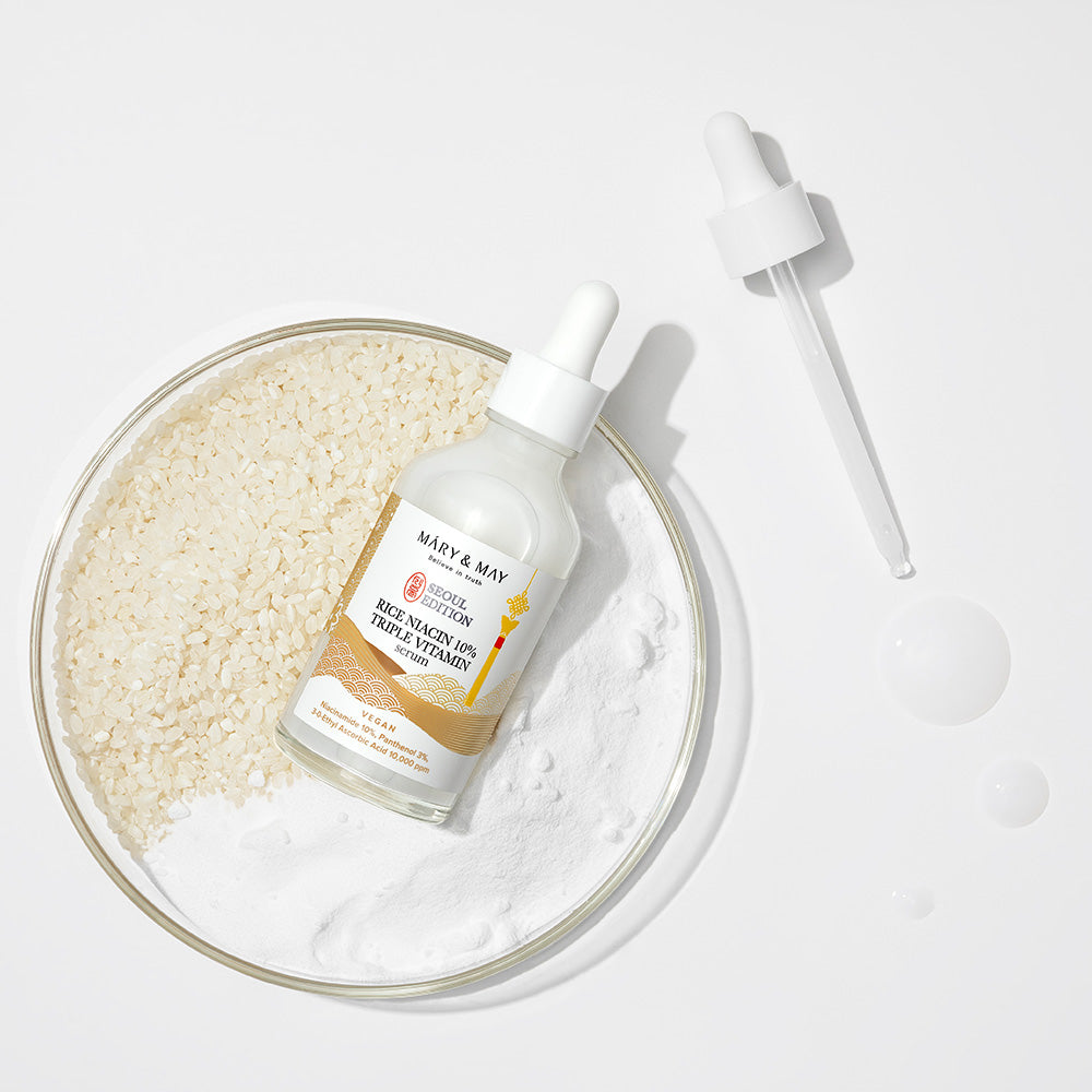 [MARY & MAY] Rice Niacin 10% Triple Vitamin Serum 80ml 