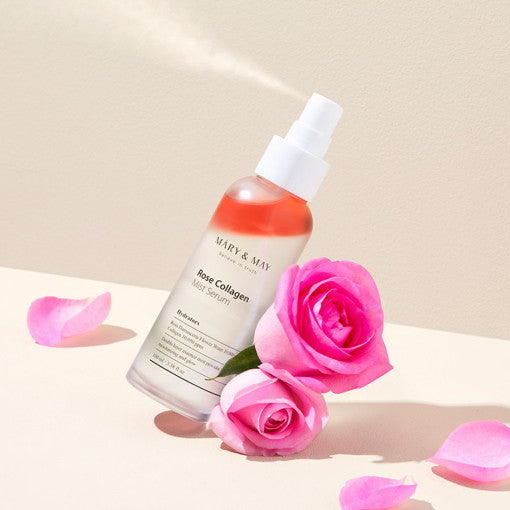[MARY & MAY] Rose Collagen Mist Serum 100ml - LaTezza Online Shop