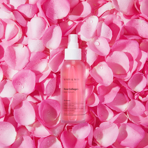 [MARY & MAY] Rose Collagen Mist Serum 100ml - LaTezza Online Shop