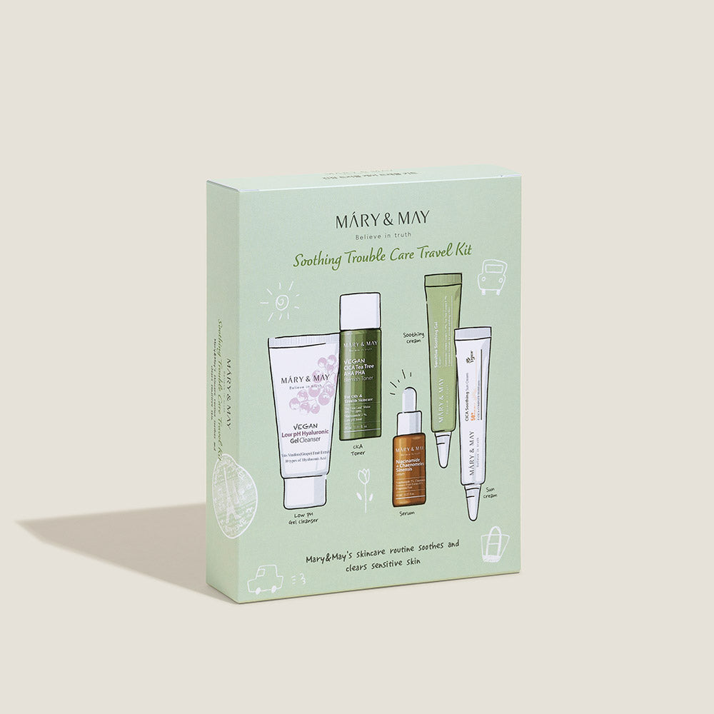 [MARY & MAY] Soothing Trouble Care Travel Kit (5pcs) - LaTezza Online Shop