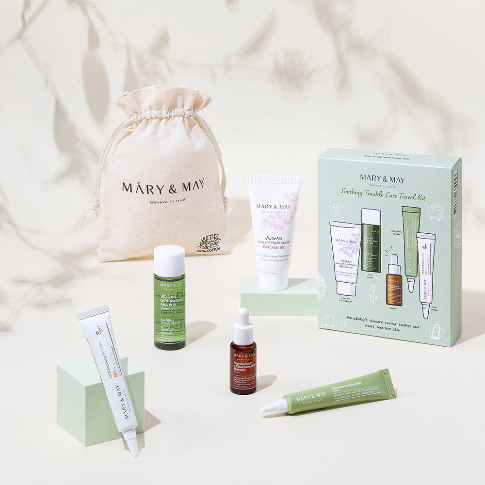 [MARY & MAY] Soothing Trouble Care Travel Kit (5pcs) - LaTezza Online Shop