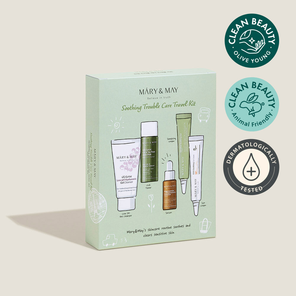 [MARY & MAY] Soothing Trouble Care Travel Kit (5pcs) - LaTezza Online Shop