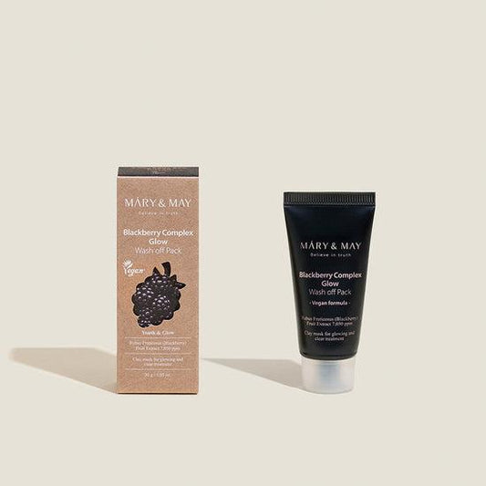 [MARY & MAY] Vegan Blackberry Complex Glow Wash off Pack 30g 