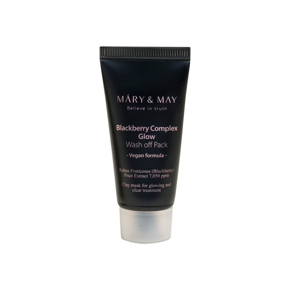 [MARY & MAY] Vegan Blackberry Complex Glow Wash off Pack 30g 