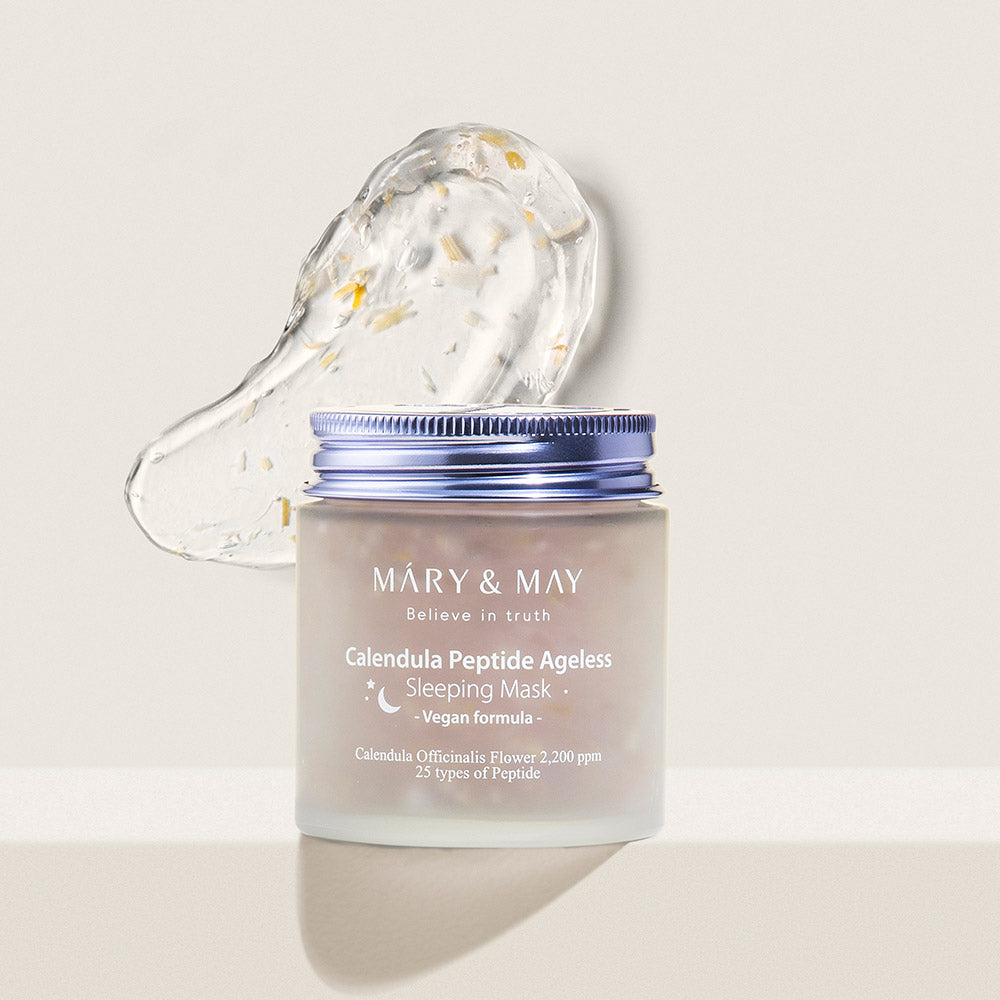 [MARY & MAY] Vegan Calendula Peptide Ageless Sleeping Mask 110g 