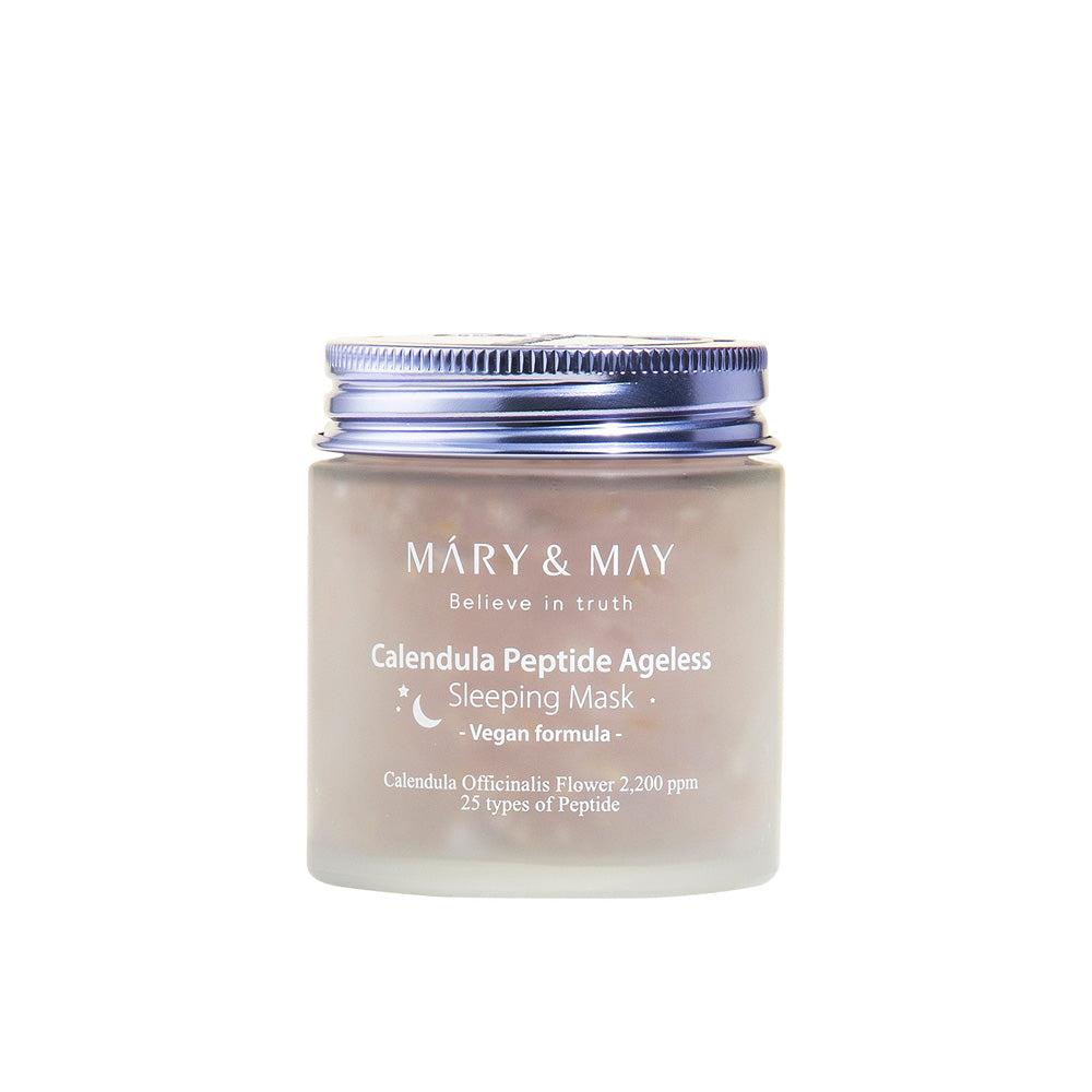 [MARY & MAY] Vegan Calendula Peptide Ageless Sleeping Mask 110g 