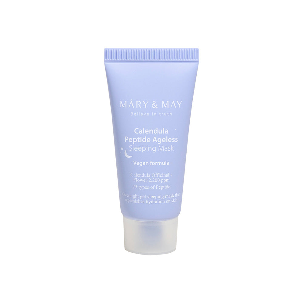 [MARY & MAY] Vegan Calendula Peptide Ageless Sleeping Mask 30g 