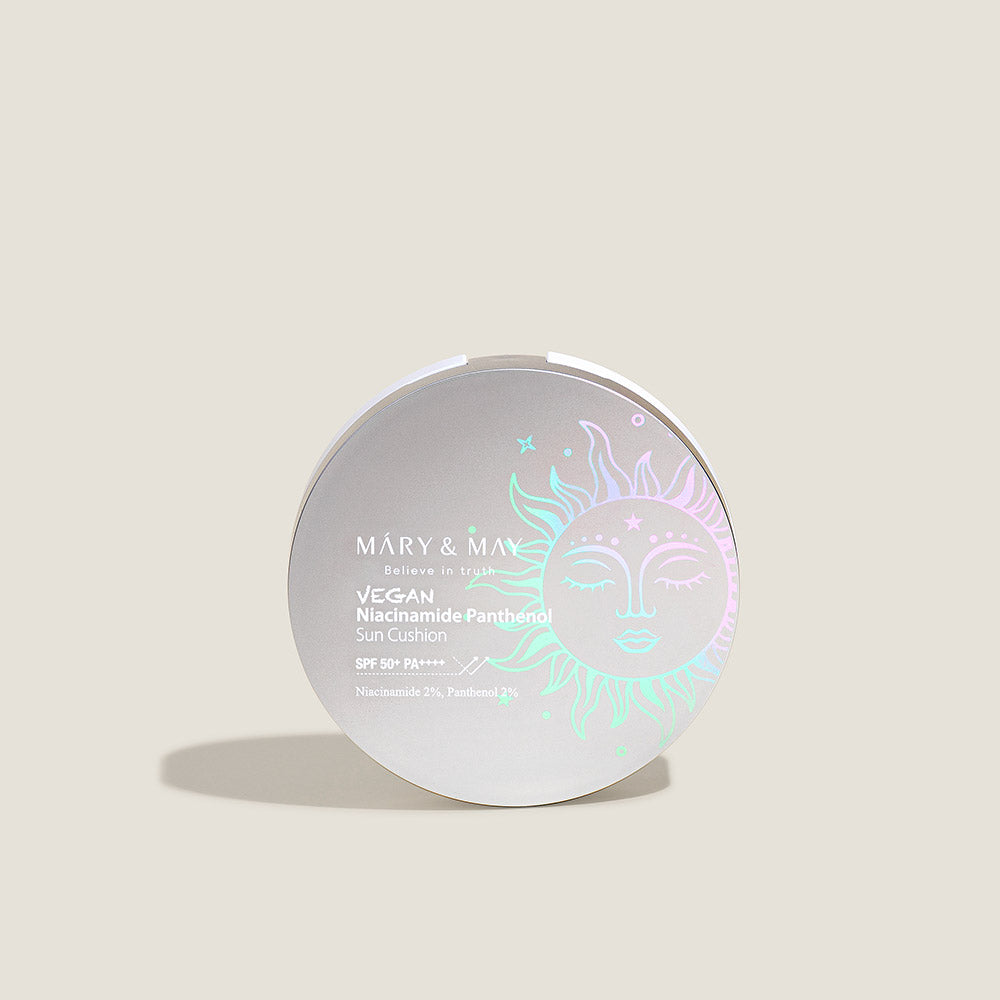 [MARY & MAY] Vegan Niacinamide Panthenol Sun Cushion SPF50+ PA++++ 25g - LaTezza Online Shop