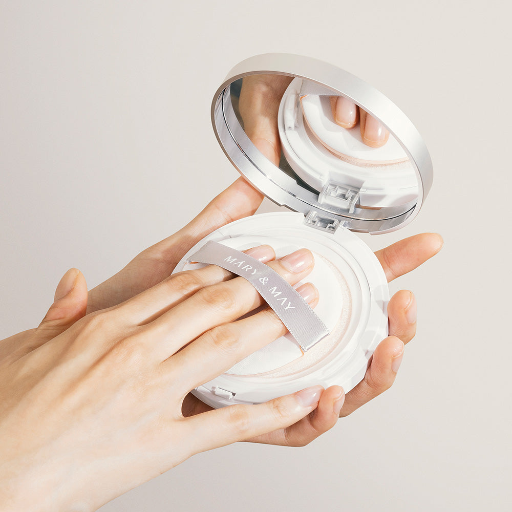 [MARY & MAY] Vegan Niacinamide Panthenol Sun Cushion SPF50+ PA++++ 25g - LaTezza Online Shop