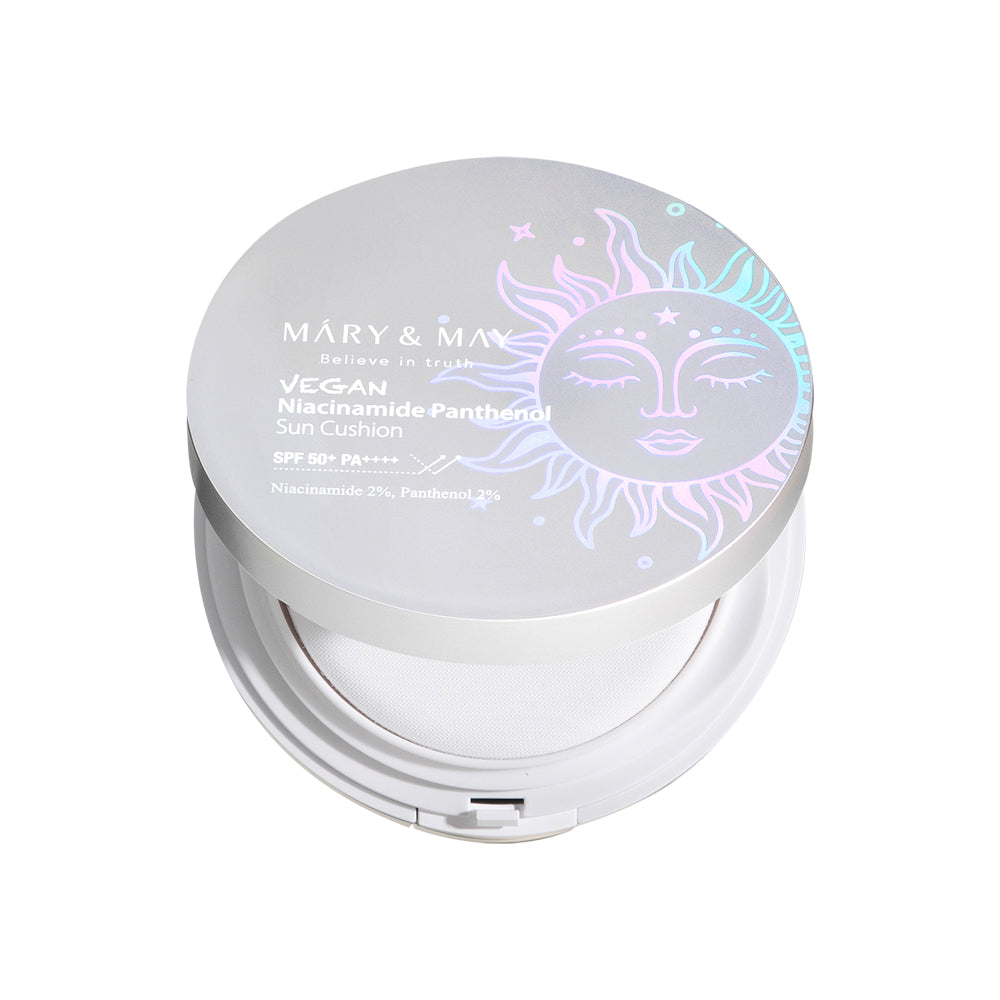 [MARY & MAY] Vegan Niacinamide Panthenol Sun Cushion SPF50+ PA++++ 25g - LaTezza Online Shop