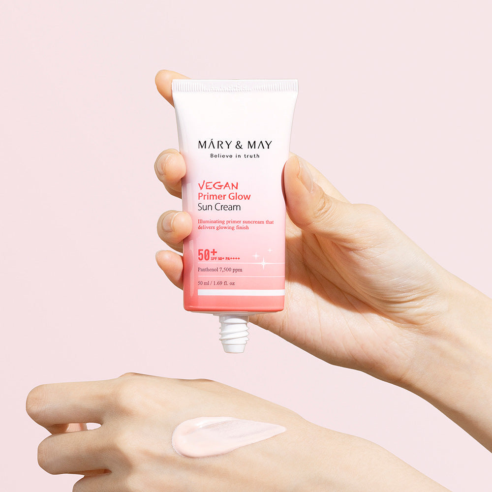 [MARY & MAY] Vegan Primer Glow Sun Cream SPF50+ PA++++ 50ml 
