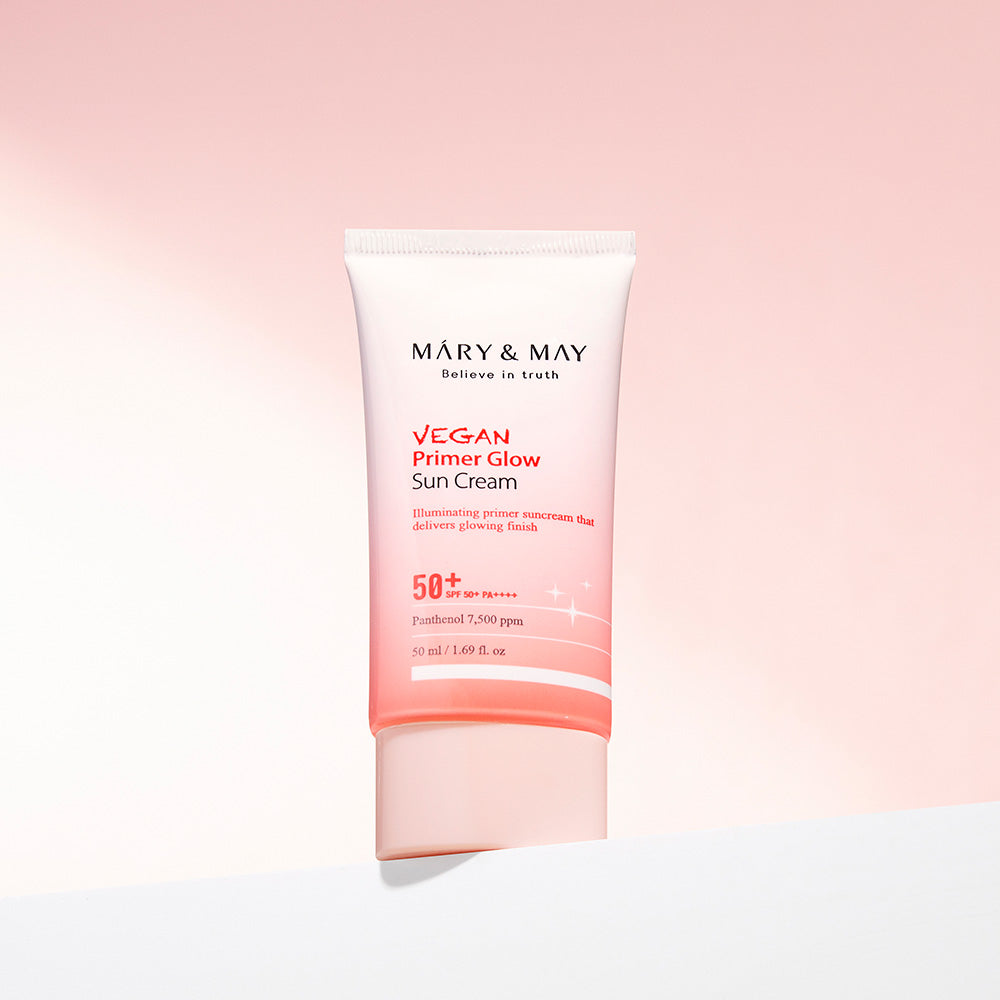 [MARY & MAY] Vegan Primer Glow Sun Cream SPF50+ PA++++ 50ml 