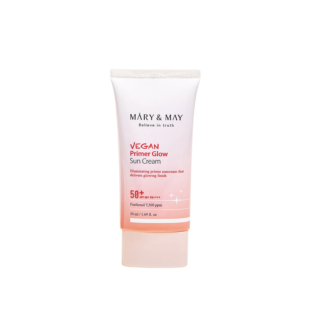 [MARY & MAY] Vegan Primer Glow Sun Cream SPF50+ PA++++ 50ml 