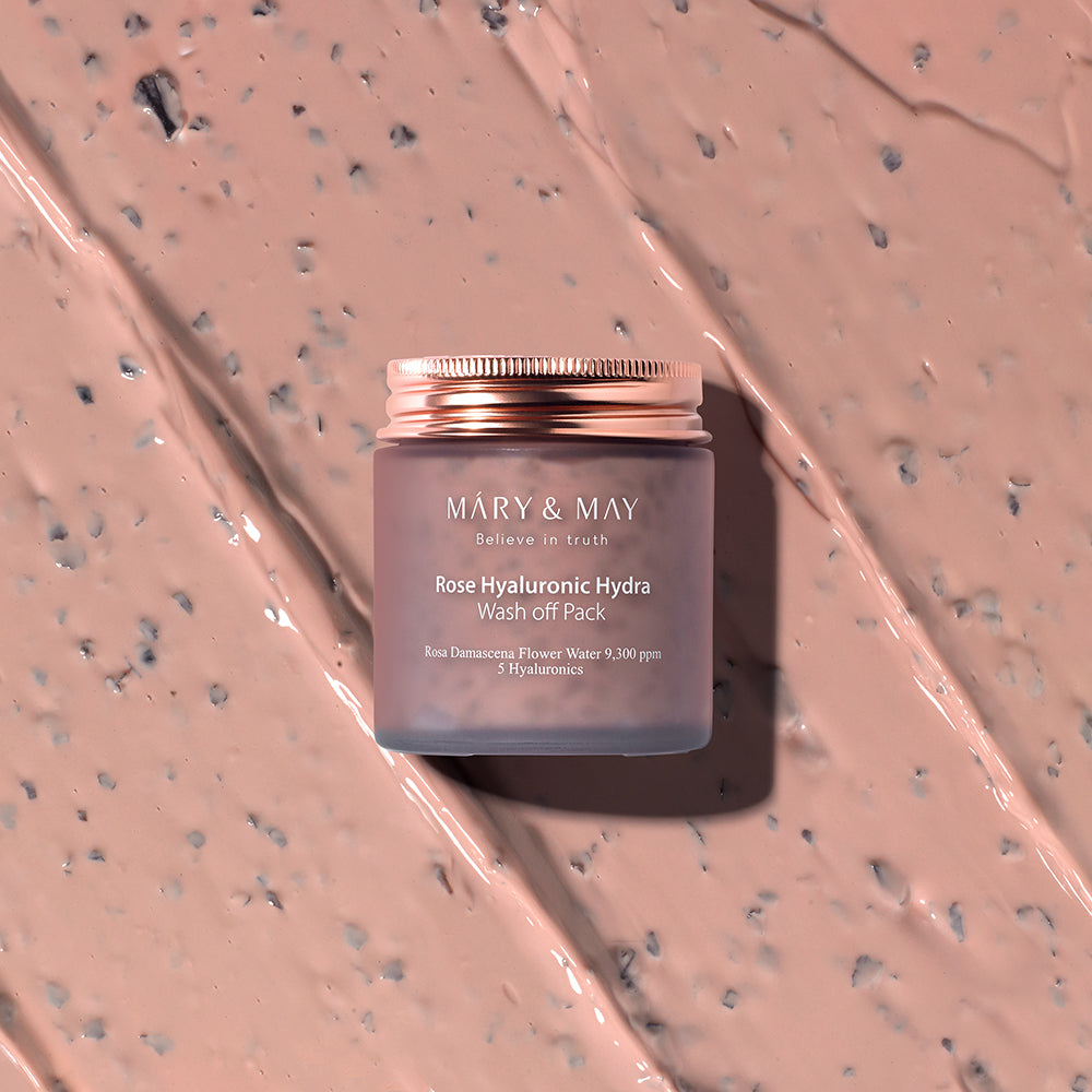 [MARY & MAY] Vegan Rose Hyaluronic Mask Set 125g and 30g - LaTezza Online Shop