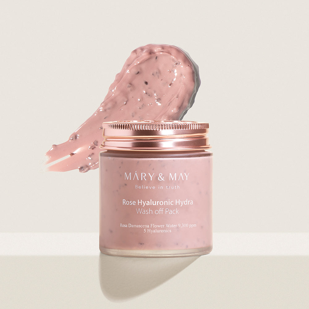 [MARY & MAY] Vegan Rose Hyaluronic Mask Set 125g and 30g - LaTezza Online Shop