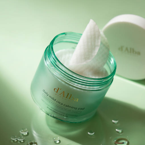 d'Alba Daily Mild Cica Calming Pad 165ml (50ea) - LaTezza Online Shop