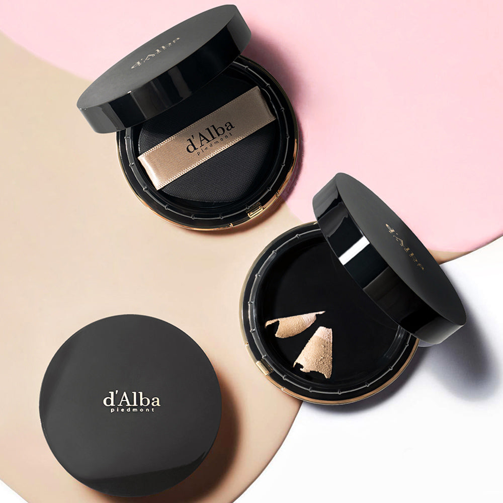 d'Alba Skin Fit Grinding Serum Cover Pact 20g+20g(refill) SPF50+/PA++++ - LaTezza Online Shop