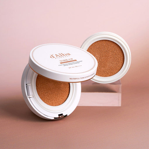 d'Alba Waterfull Tone-Up Sun Cushion 15g+15g(refill) SPF50+/PA++++ - LaTezza Online Shop