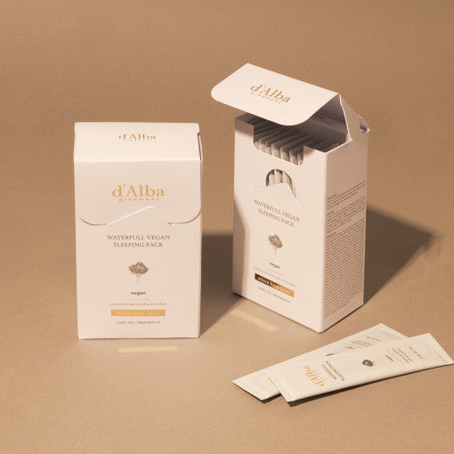 d'Alba Waterfull Vegan Sleeping Pack 4ml X 24ea - LaTezza Online Shop