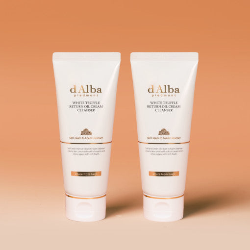 d'Alba White Truffle Return Oil Cream Cleanser (Tube) 100ml X 2ea - LaTezza Online Shop